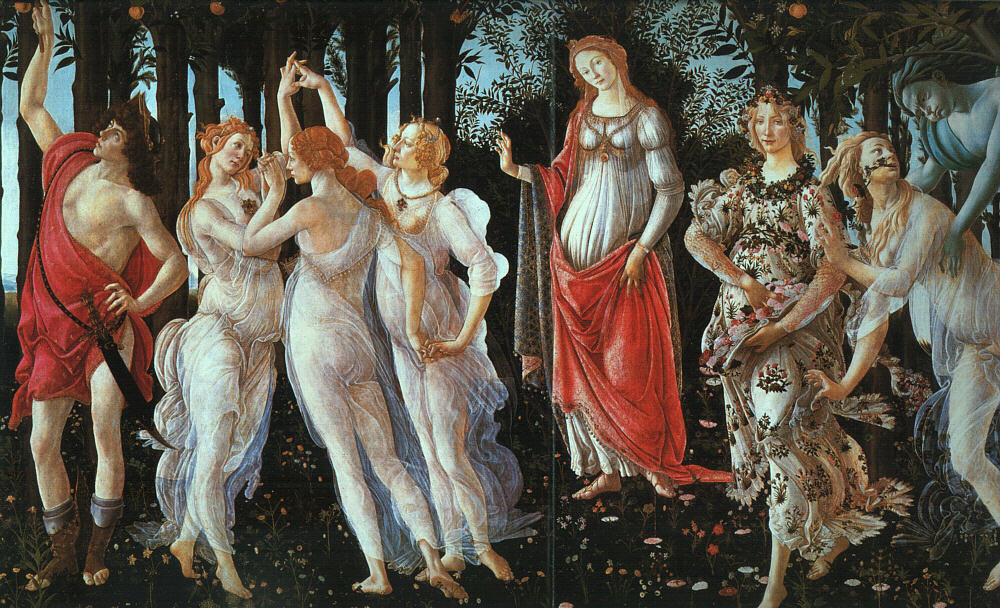Primavera, Sandro Botticelli, c.1482
