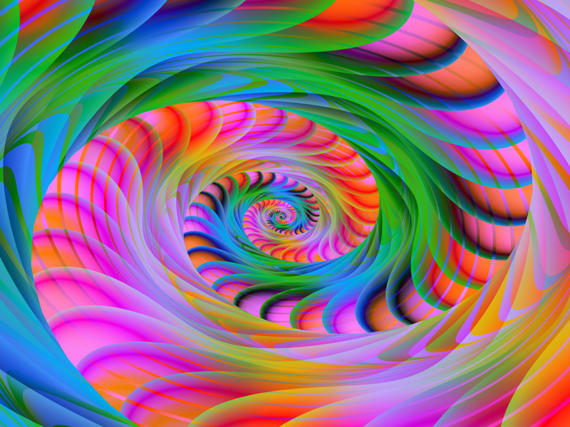 Fractal Art Wallpaper, Afterglow