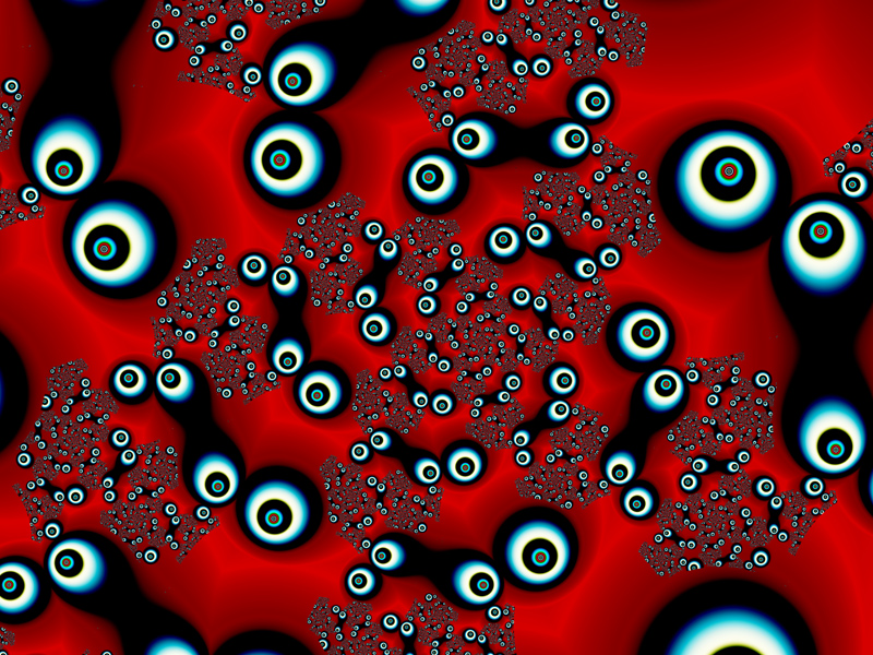 Fractal Art Wallpaper, All Eyes