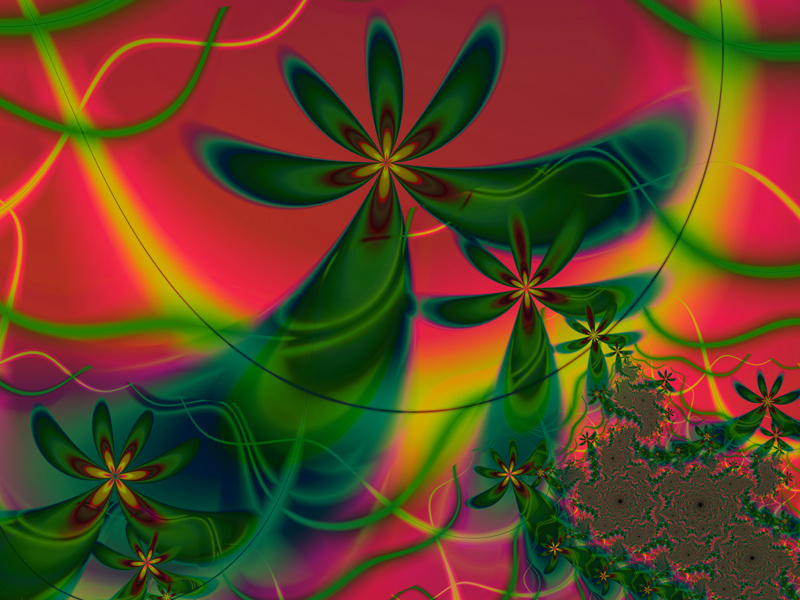 Fractal Art Wallpaper, �ngel Guardi�n
