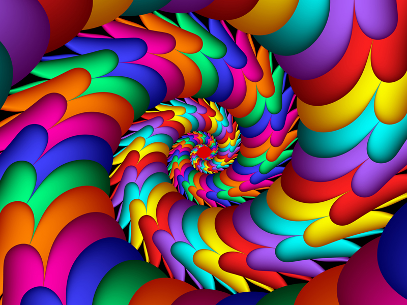 Fractal Art Wallpaper, Big Curve