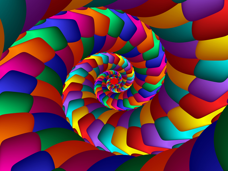 Fractal Art Wallpaper, Binary Curve