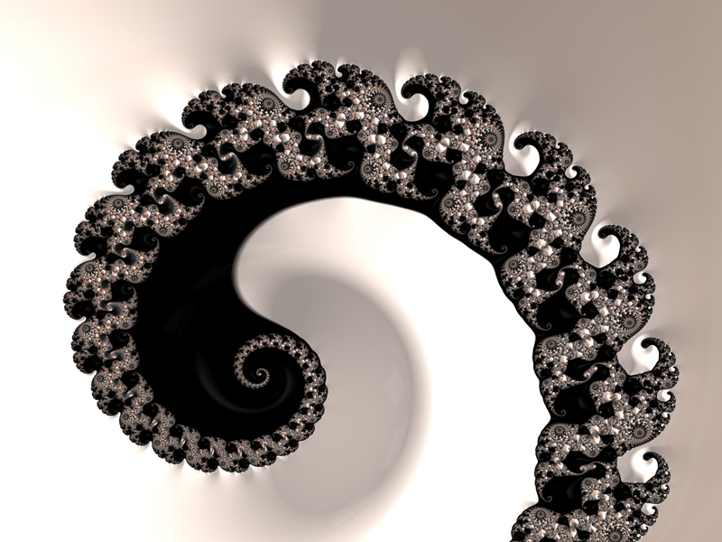 Fractal Art Wallpaper, Black Pearl Frax