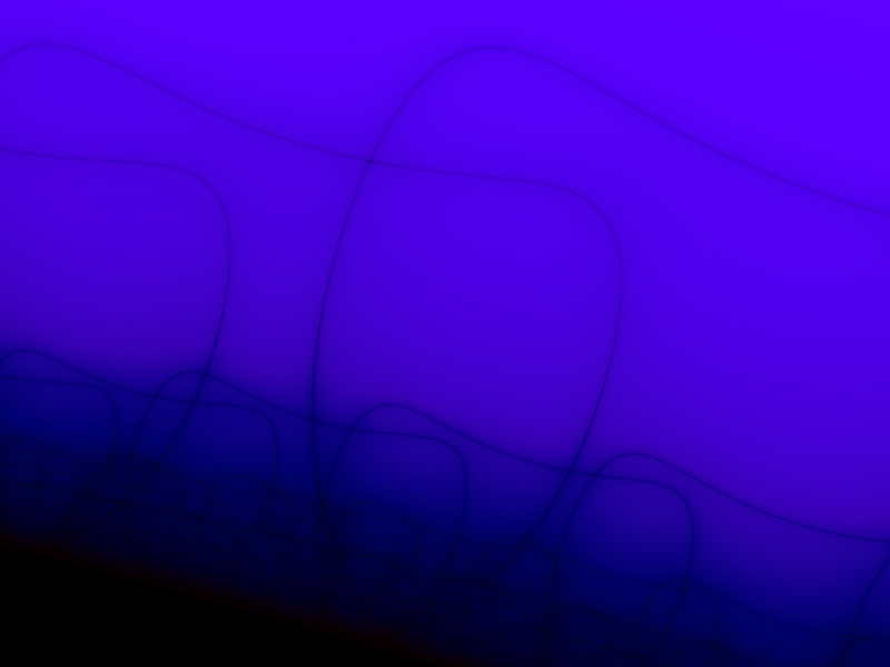 Fractal Art Wallpaper, Blue