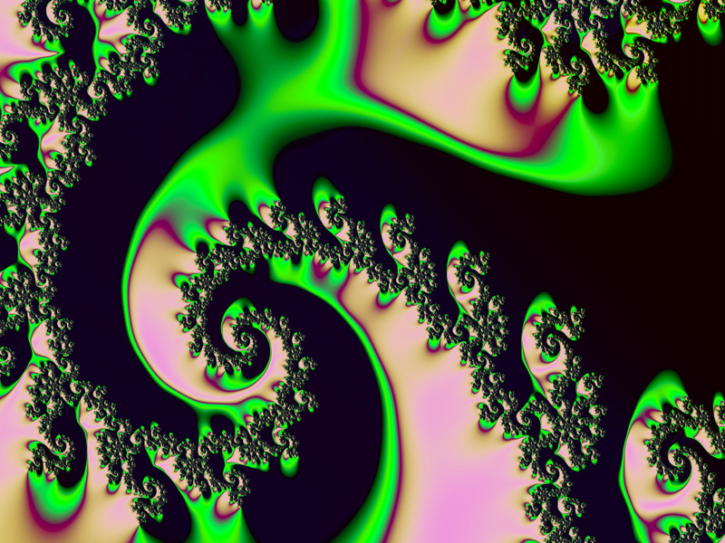 Fractal Art Wallpaper, Blush