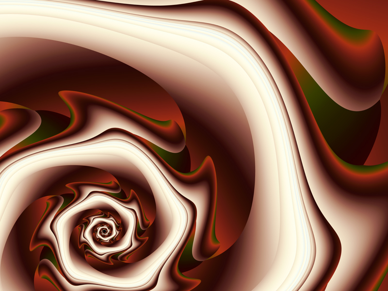 Fractal Art Wallpaper, Brown On Brown