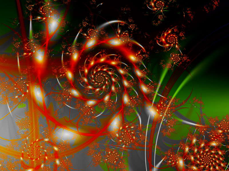 Fractal Art Wallpaper, Candy Stripes 2