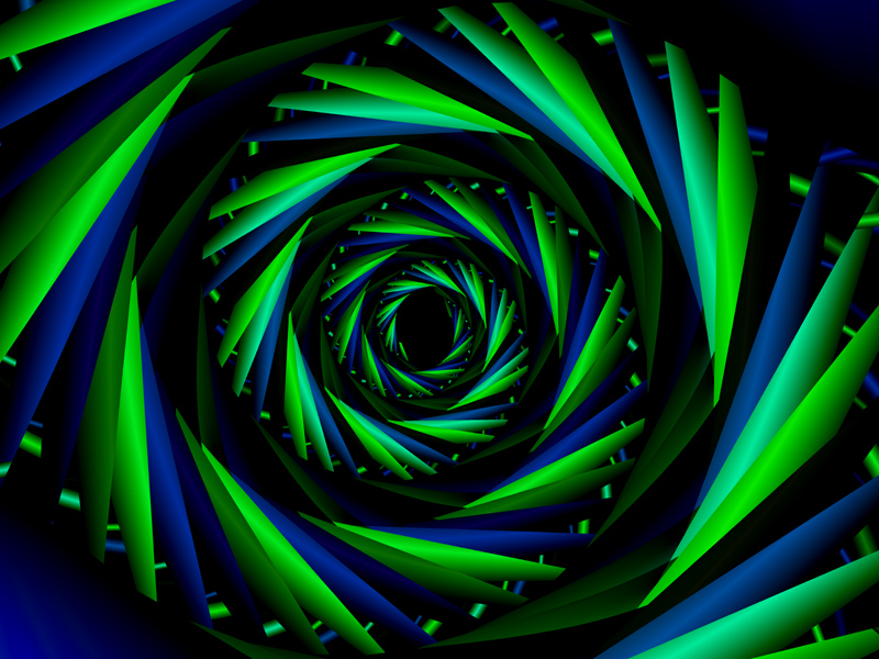 Fractal Art Wallpaper, Color Rope 4