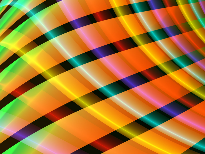 Fractal Art Wallpaper, Color Weave