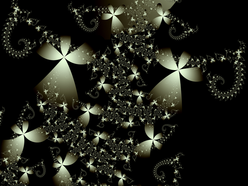 Fractal Art Wallpaper, Dancing In The Light