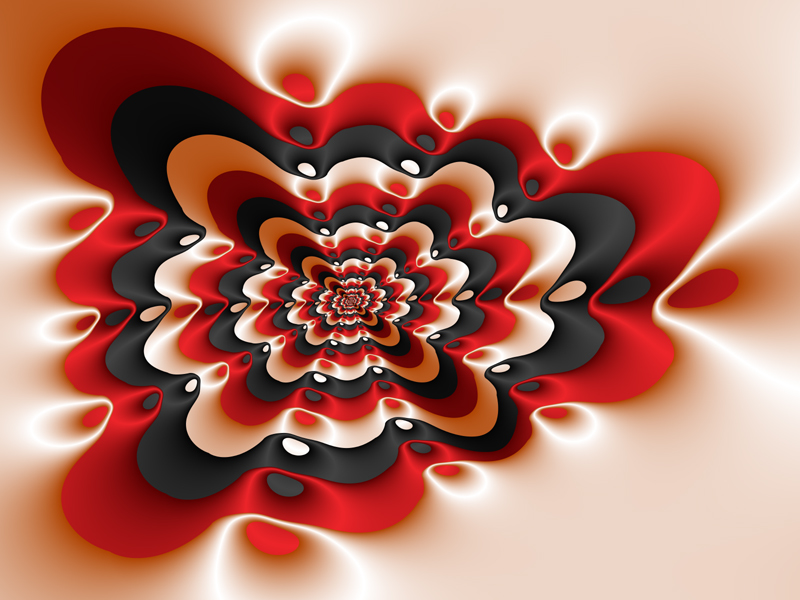 Fractal Art Wallpaper, Desert Flower