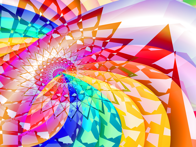 Fractal Art Wallpaper, Diamond Traps 4