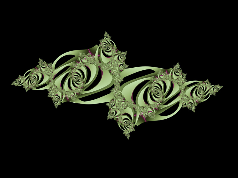 Fractal Art Wallpaper, Emblem 3