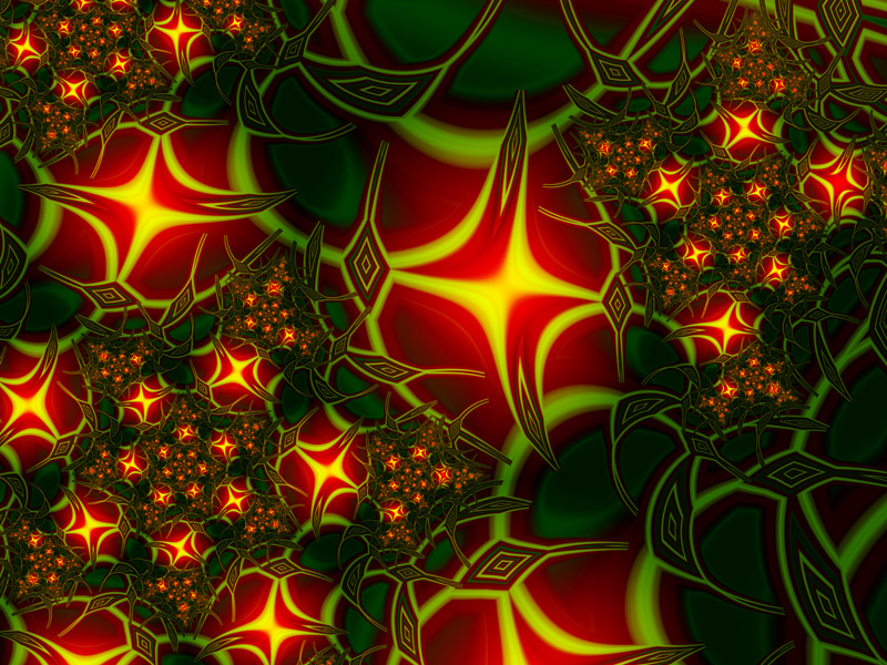 Fractal Art Wallpaper, Exuberance