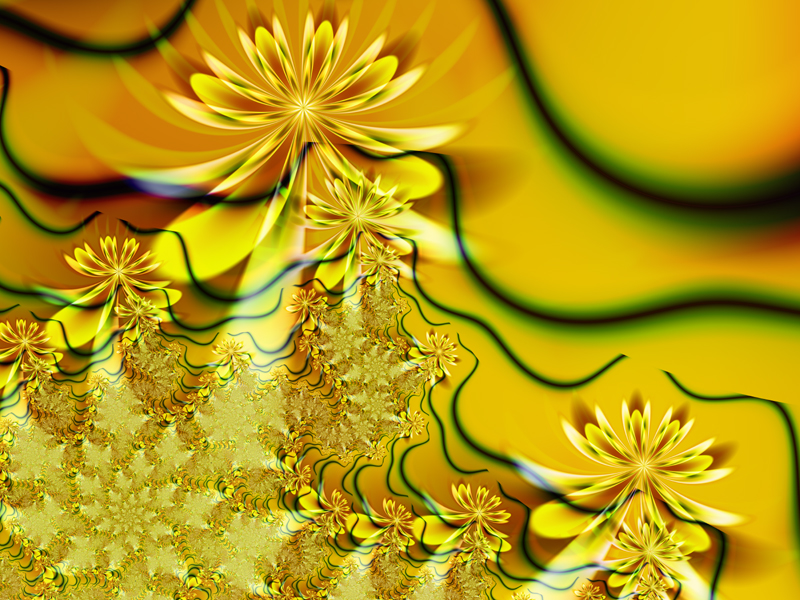 Fractal Art Wallpaper, Gardening