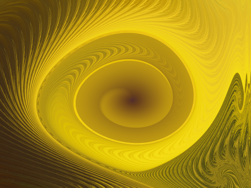 Fractal Art Wallpaper, Golden Assumption