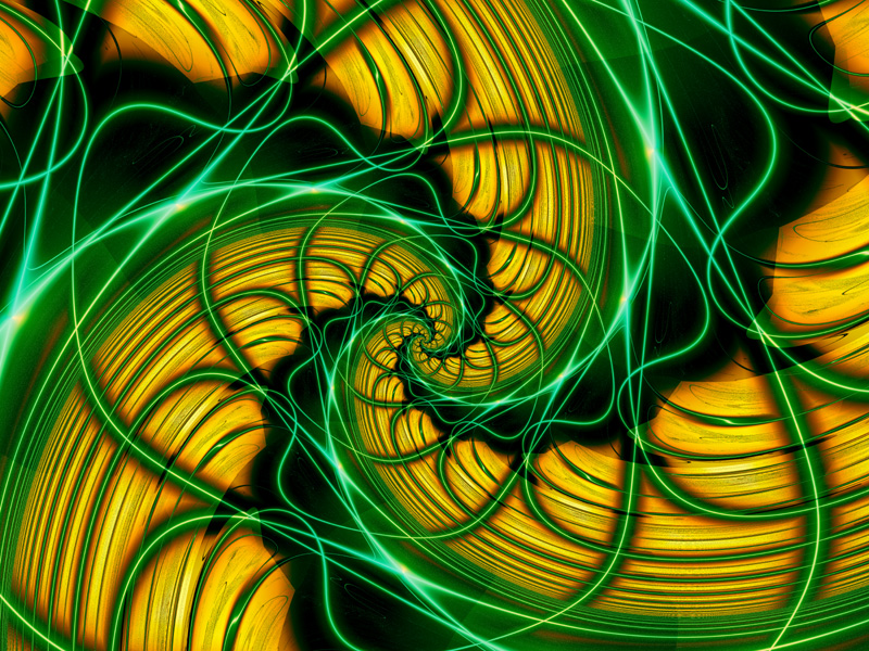 Fractal Art Wallpaper, Grass Splendor 2