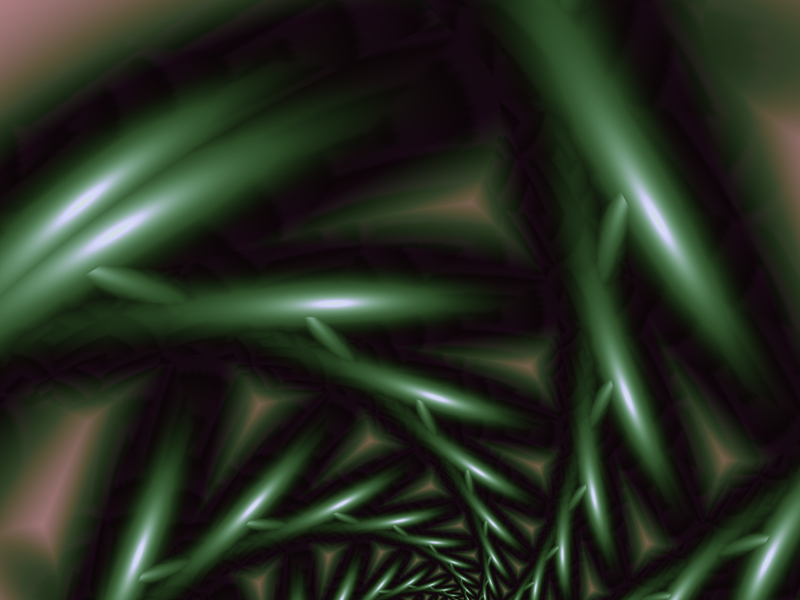 Fractal Art Wallpaper, Green Decision 2