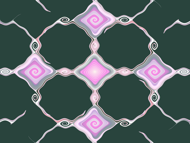 Fractal Art Wallpaper, Happy Valentines Day