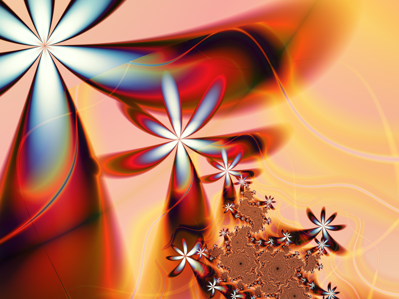 Fractal Art Wallpaper, Heat Wave 2