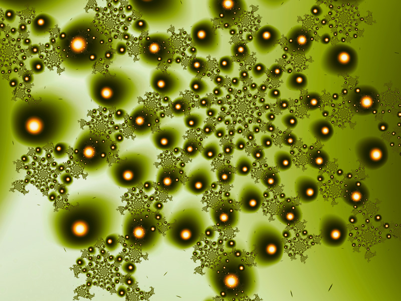 Fractal Art Wallpaper, Hello