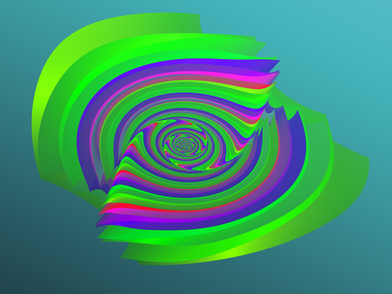 Fractal Art Wallpaper, Indented Parabola 2