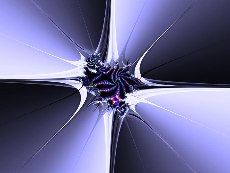 Fractal Art Wallpaper, Lavender Luminous