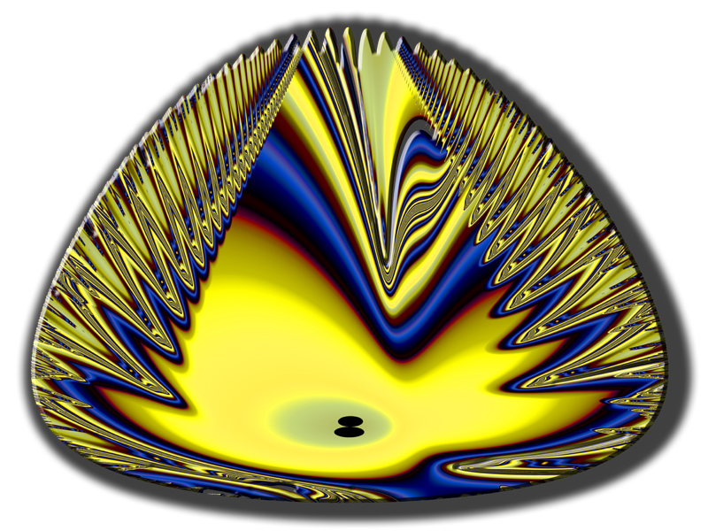 Fractal Art Wallpaper, Leaf 2