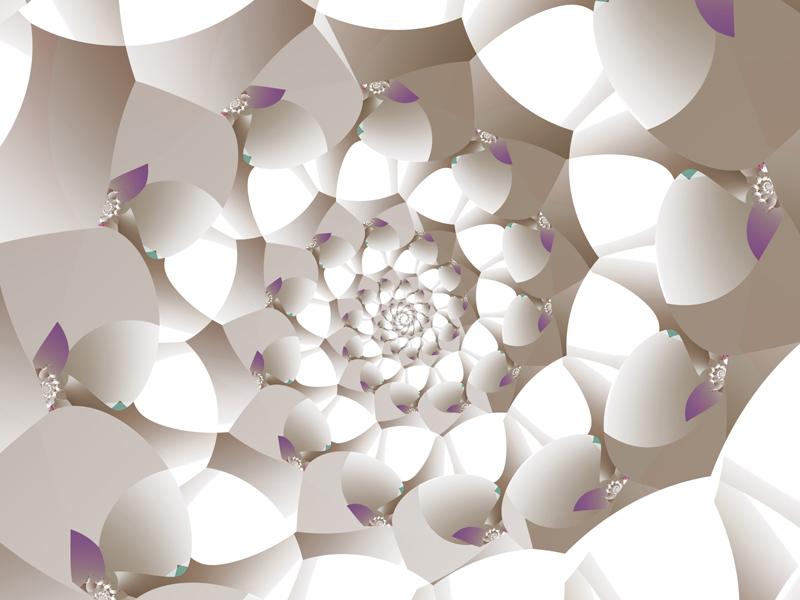 Fractal Art Wallpaper, Magnolia Memory