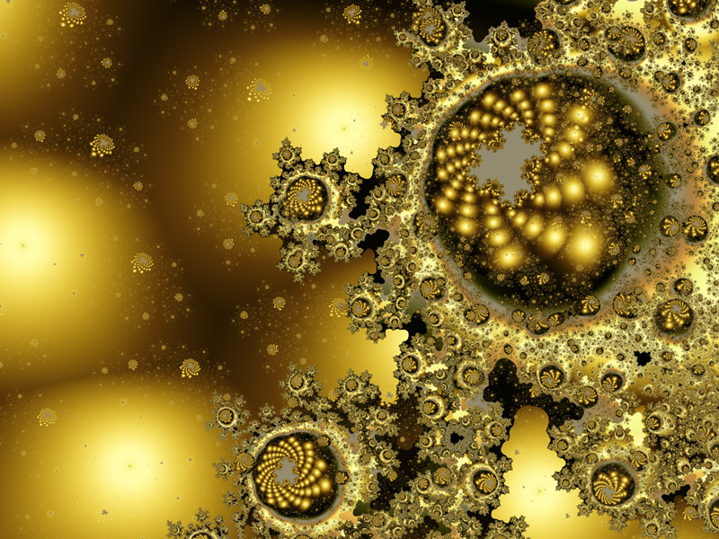 Fractal Art Wallpaper, Middle Ground
