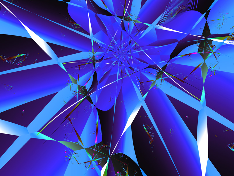 Fractal Art Wallpaper, Night Breeze