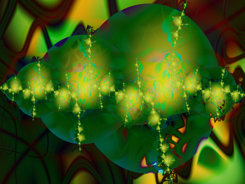 Fractal Art Wallpaper, Overlay