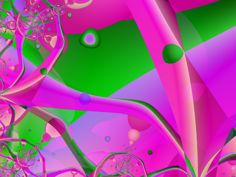 Fractal Art Wallpaper, Party Time