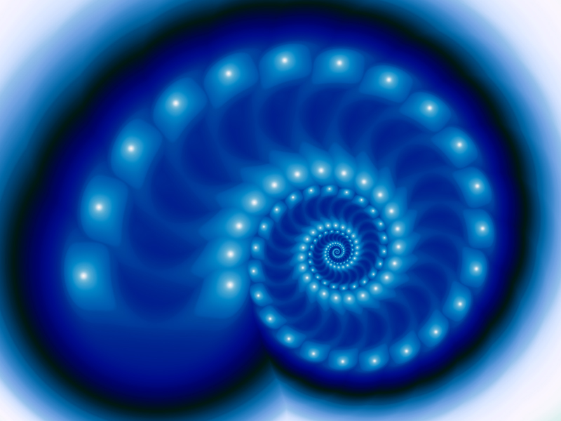 Fractal Art Wallpaper, Pearl Swirl