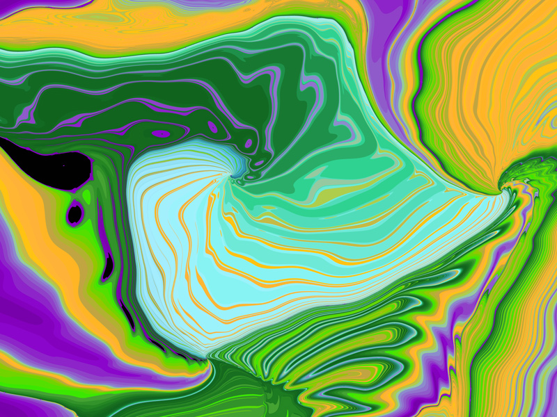 Fractal Art Wallpaper, Perlin Noise 4