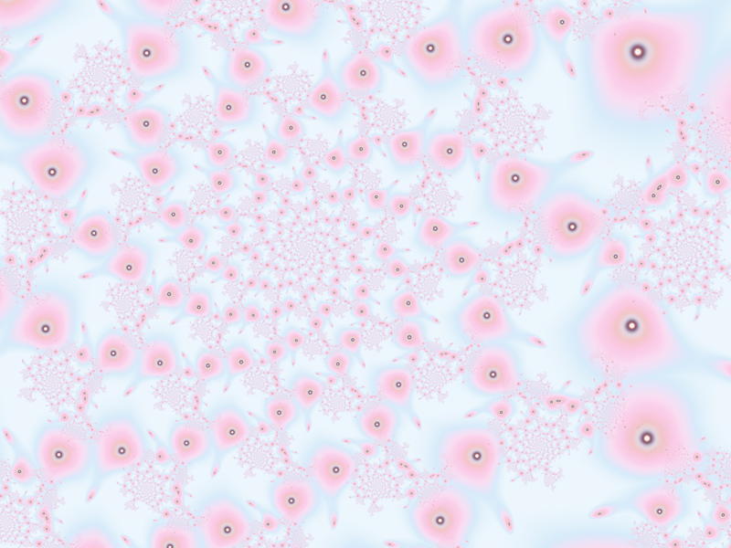 Fractal Art Wallpaper, Pink Ducks
