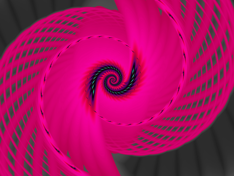 Fractal Art Wallpaper, Pink Luminance