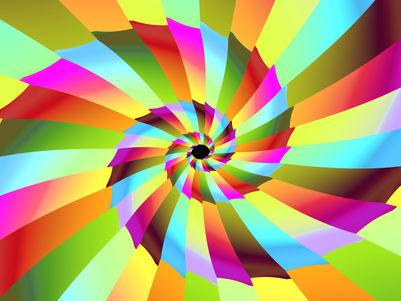 Fractal Art Wallpaper, Pinwheel 5