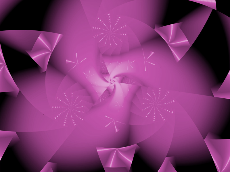 Fractal Art Wallpaper, Pretty In Pink