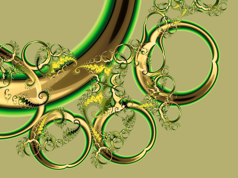 Fractal Art Wallpaper, Rings Of Desire