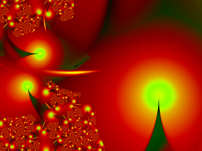 Fractal Art Wallpaper, Ripe Berries 2