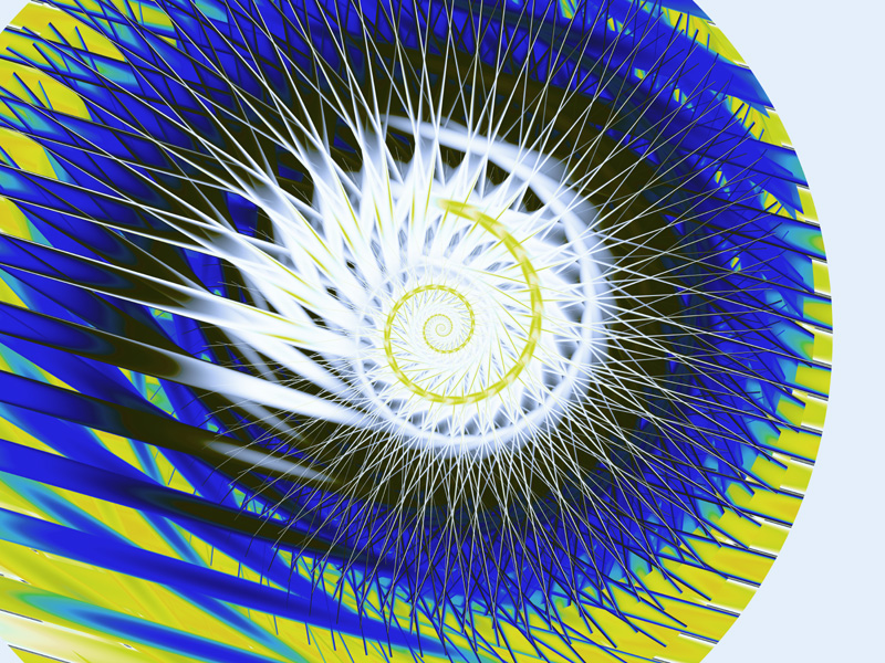 Fractal Art Wallpaper, Rushing In