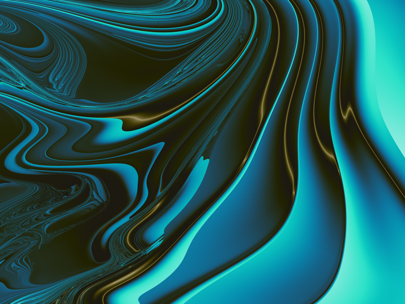 Fractal Art Wallpaper, Sea Wave