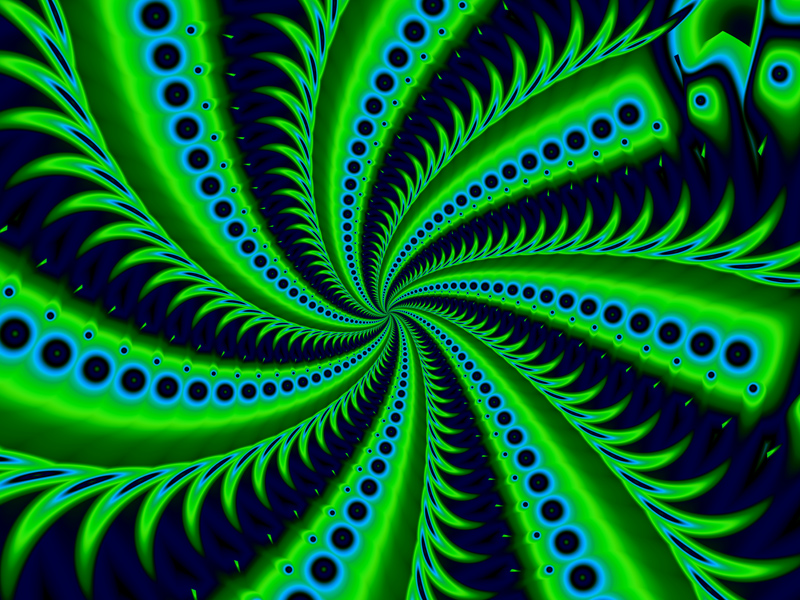 Fractal Art Wallpaper, Spaceship