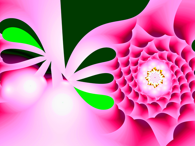 Fractal Art Wallpaper, Spring Fever