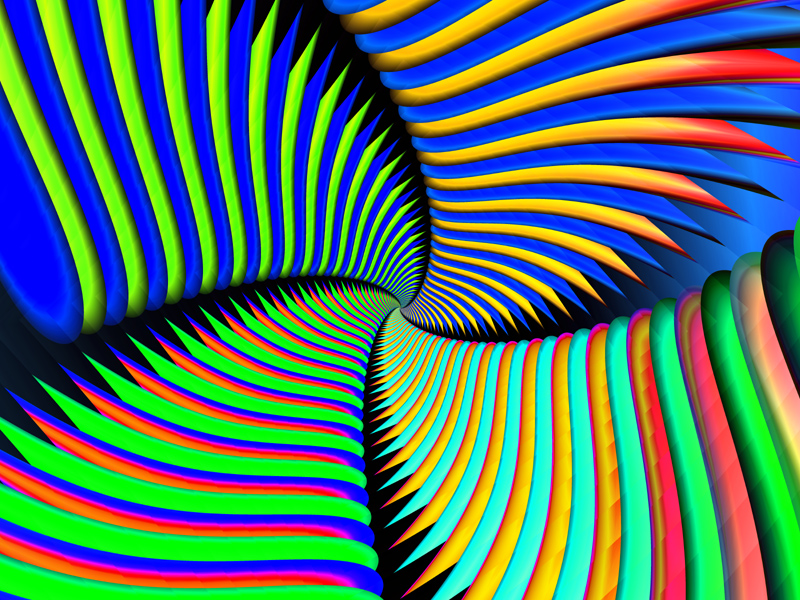 Fractal Art Wallpaper, Stripes 3