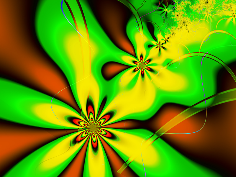 Fractal Art Wallpaper, Summer