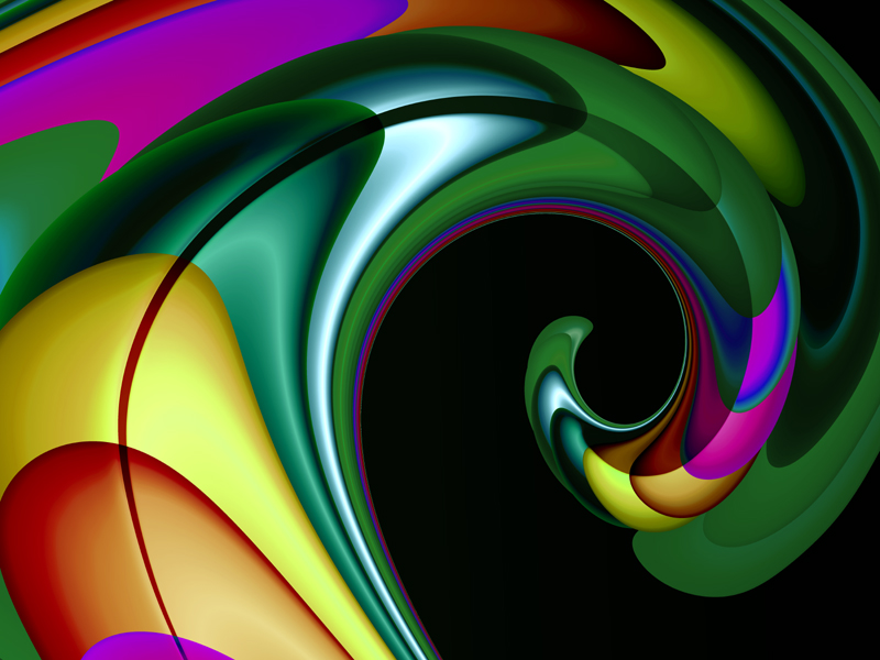 Fractal Art Wallpaper, Swoop