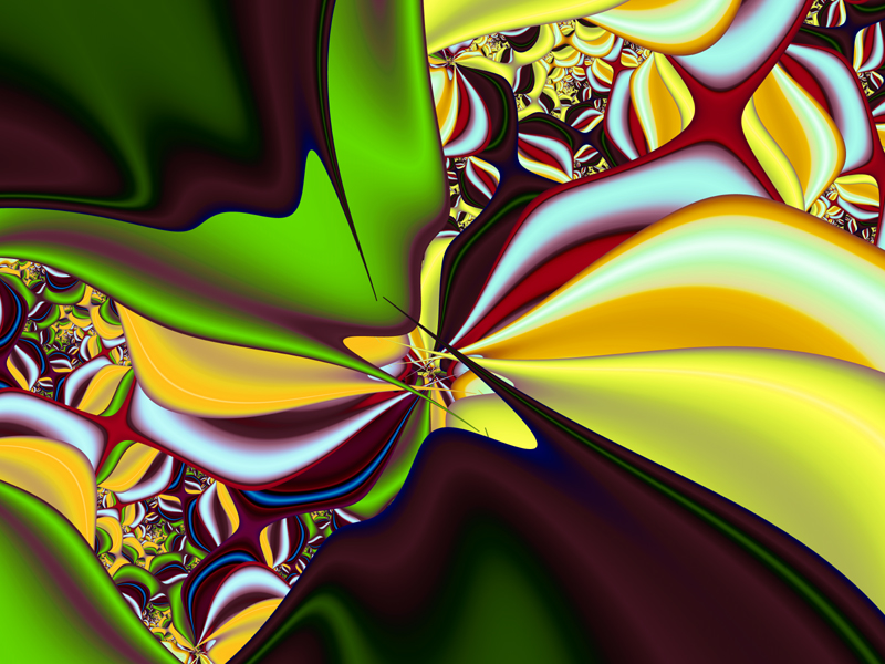 Fractal Art Wallpaper, Voluptuous