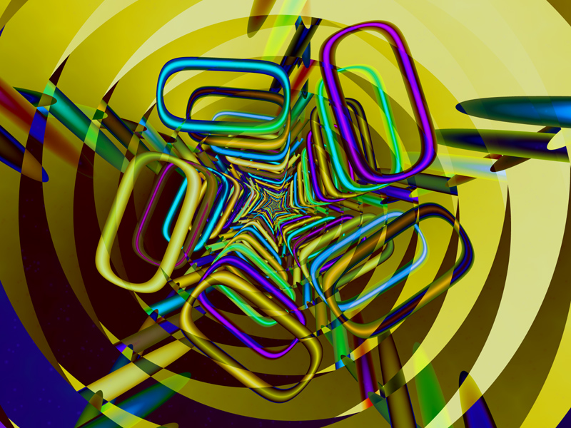 Fractal Art Wallpaper, Wild Side